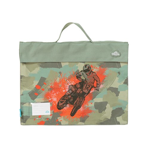 SPE-LBB-CBK - SPENCIL LIBRARY BAG NYLON 37x28cm Camo Biker